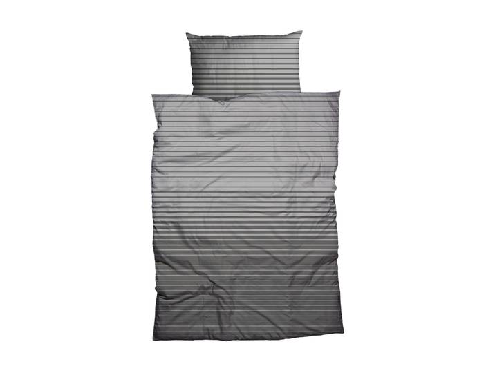 Bettwäsche NOBILIUM Weilo , grau (anthrazit, silber), B/L: 160cm x 210cm, Satin, B/L:, Satin, Obermaterial: 100% Baumwolle, Bettwäsche, Bettwäsche