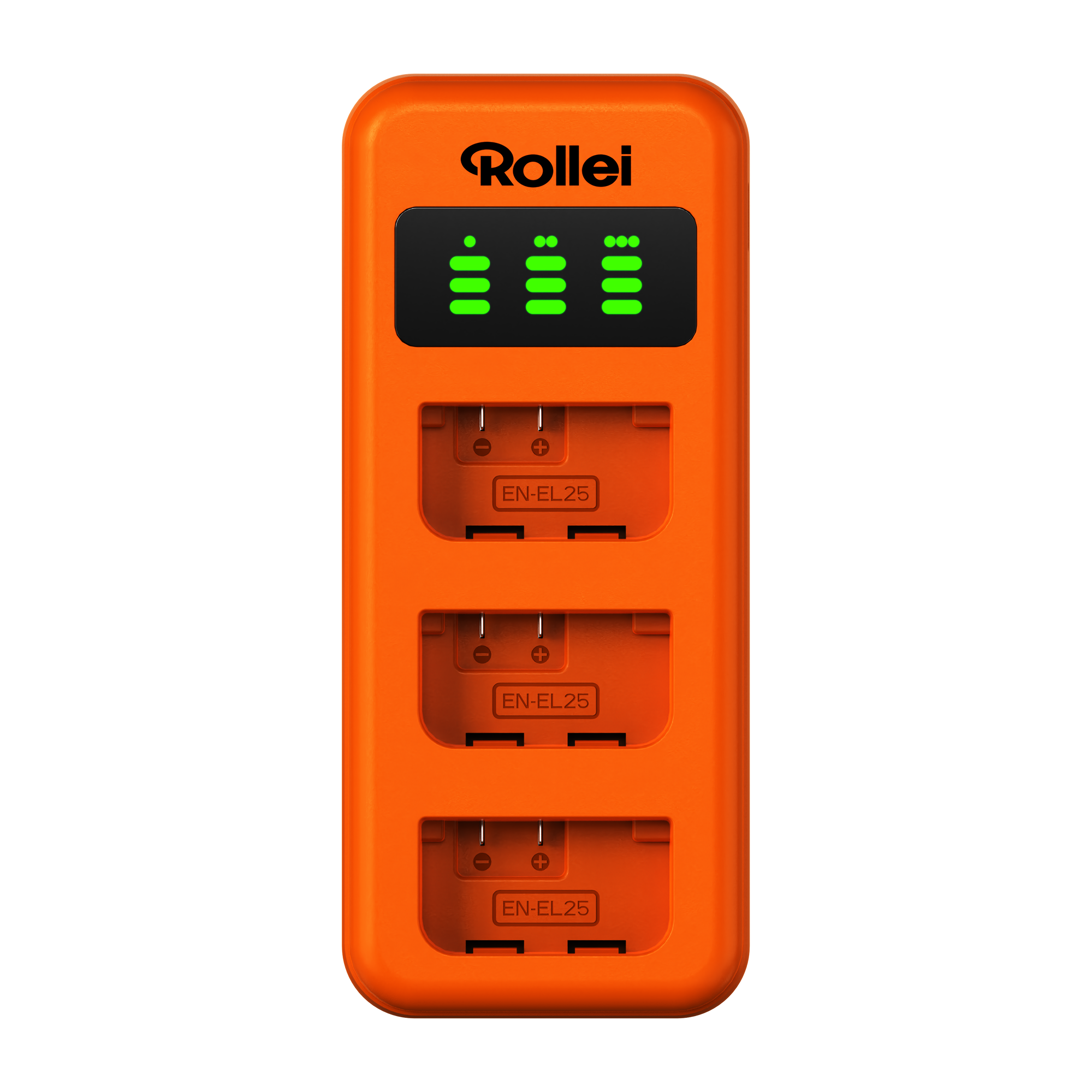 Rollei Ladegerät mit USB-C | 3-fach-Schnellladung 20066