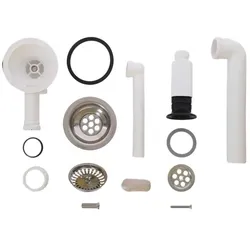 Villeroy & Boch Ablaufgarnitur Zubehör 82540061 verchromt, rund