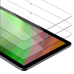 Cadorabo 3x Panzer Folie für Huawei MediaPad T5 10 (10.1" Zoll) in Transparent Tablet Schutzfolie Tempered