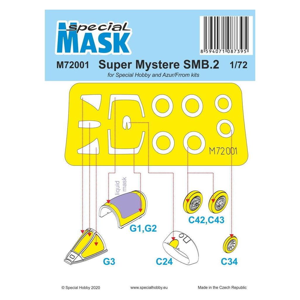 Special Hobby SMB-2 Super Mystere Mask (100-M72001)