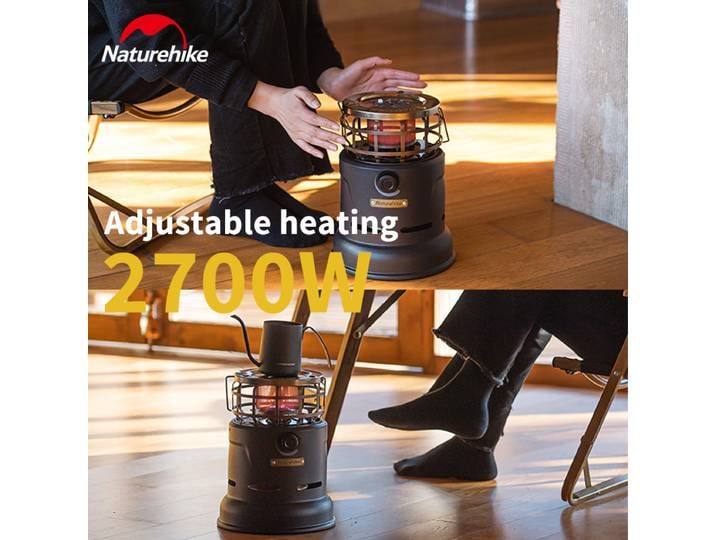 Naturehike – poêle chauffant de Camping, poêle à gaz Portable ultraléger multifonction, puissance 2700W, poêle chauffant pour tente extérieure