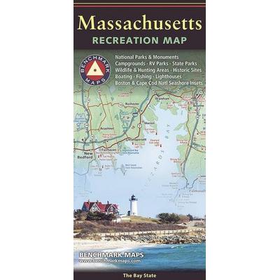 Massachusetts Recreation Map, Karte von National Geographic Maps, Benchmark Maps, 978-0-7834-9981-9