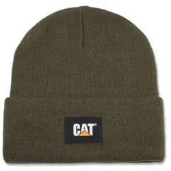 CAT Strickmütze Winter Mütze Label Cuff Beanie One Size mit Logo