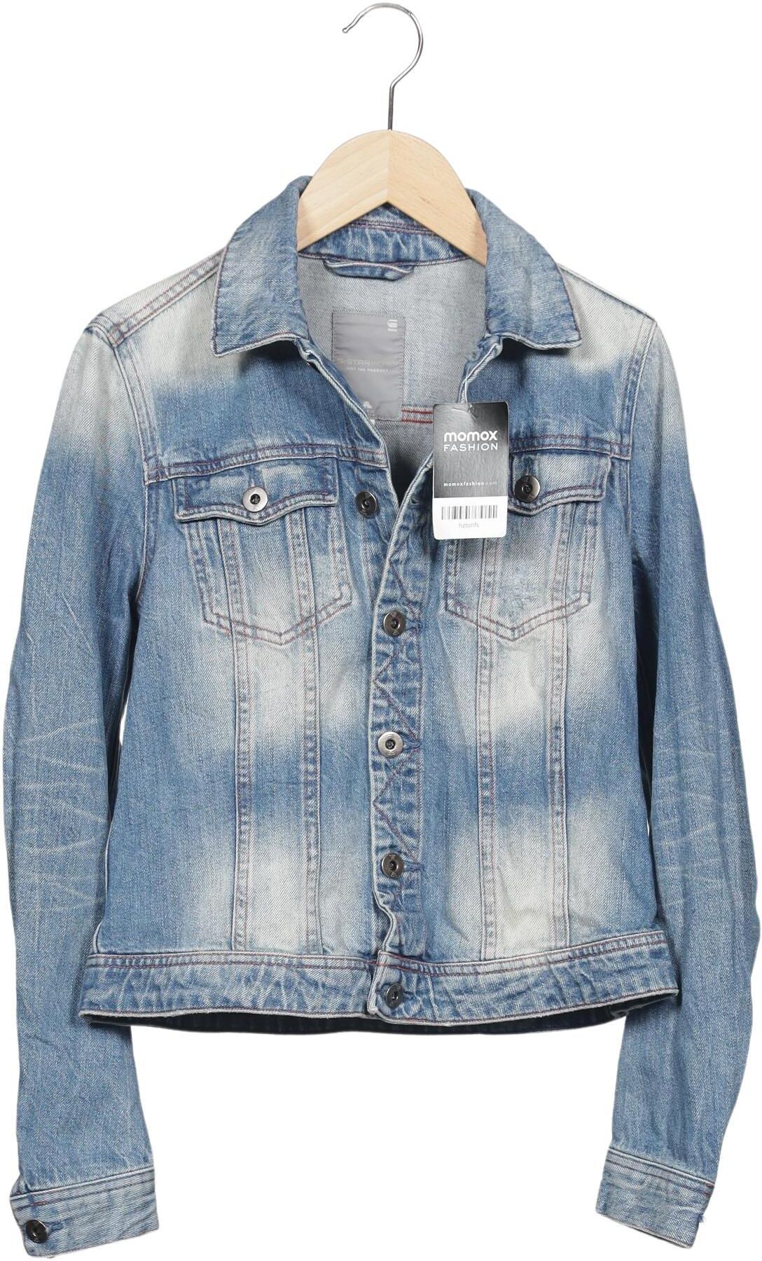 G Star RAW Damen Jacke, Hellblau, Gr. S, Baumwolle - Second Hand