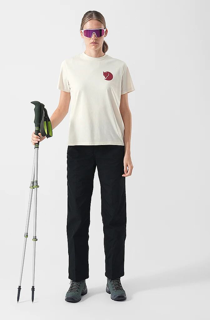 FJÄLLRÄVEN Damen Funktionsshirt Fox Boxy Logo creme   L W
