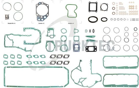 Trucktec Automotive Dichtungsvollsatz, Motor 04.10.108