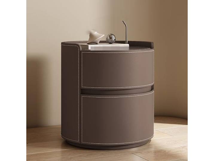 JHPfdhDTR Nachttisch, Nachttische, Kommoden-Organizer mit Ablagefach(Dark Brown,45x45x50cm)