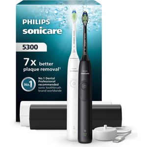 Philips Elektrische-Zahnbürste Sonicare, HX7109/01, 5300 Series, 1 Putzmodus, mit 2 Zahnbürsten