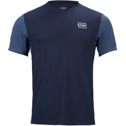 Kenny, Herren, Velotrikot, Root (XXL), Schwarz, Blau, XXL