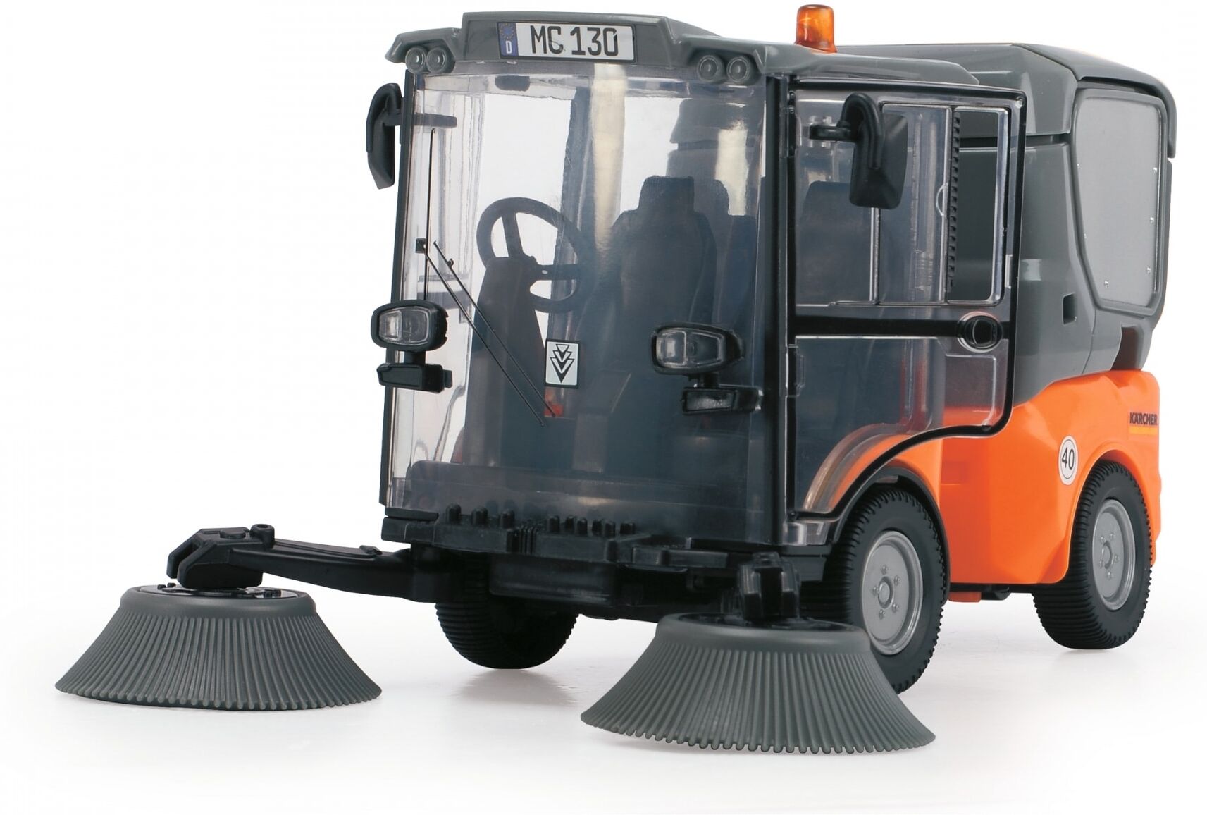 Spielzeug-Auto DICKIE TOYS "Kehrmaschine", orange, Spielzeugfahrzeuge, Kinder, Kunststoff, Spielzeug-Auto