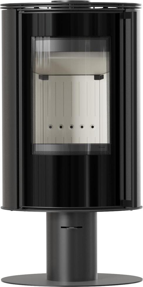 Kaminofen aus Stahl mit Sockel KRATKI ERIK Ø 150 5,5 kW