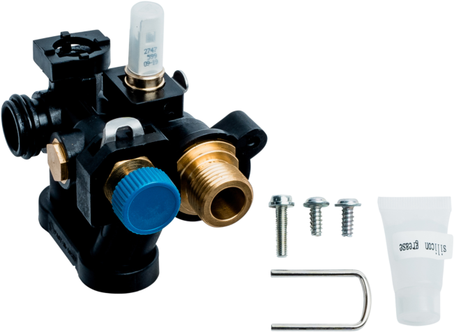 Wolf Hydraulik GTC Warmwasserblock 2074618 mit Disconnecteur