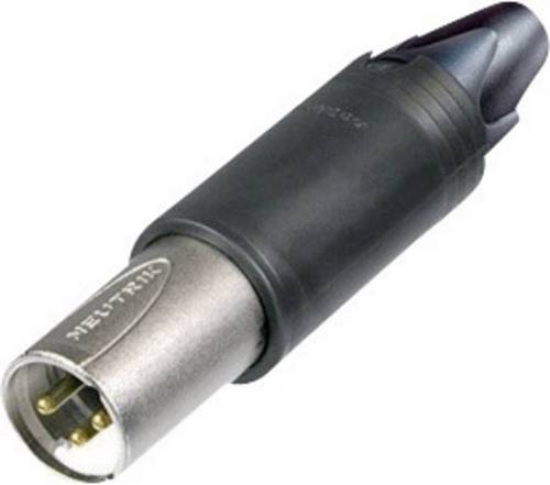 Neutrik NC3FM-C XLR-Steckverbinder Stecker, gerade, Buchse, gerade Polzahl: 3 Silber 1St.