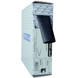 Protec Schrumpfschlauch, Schrumpfrate 2:1, Durchmesser4,8 mm, dünnwandig, Rolle 10 m, schwarz