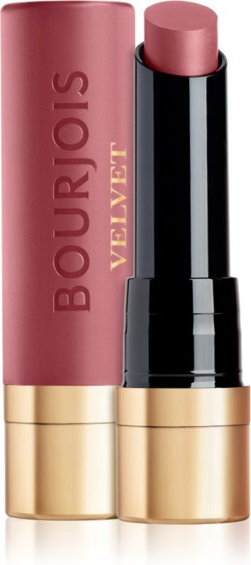 Bourjois Rouge Velvet The Lipstick long-lasting lipstick with matt effect shade 19 Places Des Roses 2.4 g