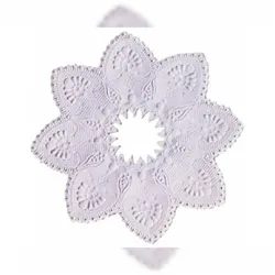 VEPATIM 100x Kerzen-Manschetten aus Papier O 10 cm