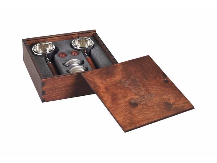 Griffset zu Bezzera BZ 10 / Duo/ Matrix etc. Rosenholz – Siebträgermaschine Zubehör