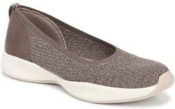 Women's Unity Skimmer Flat by Bzees for LifeStride in Ash Brown (Size 10 M)
