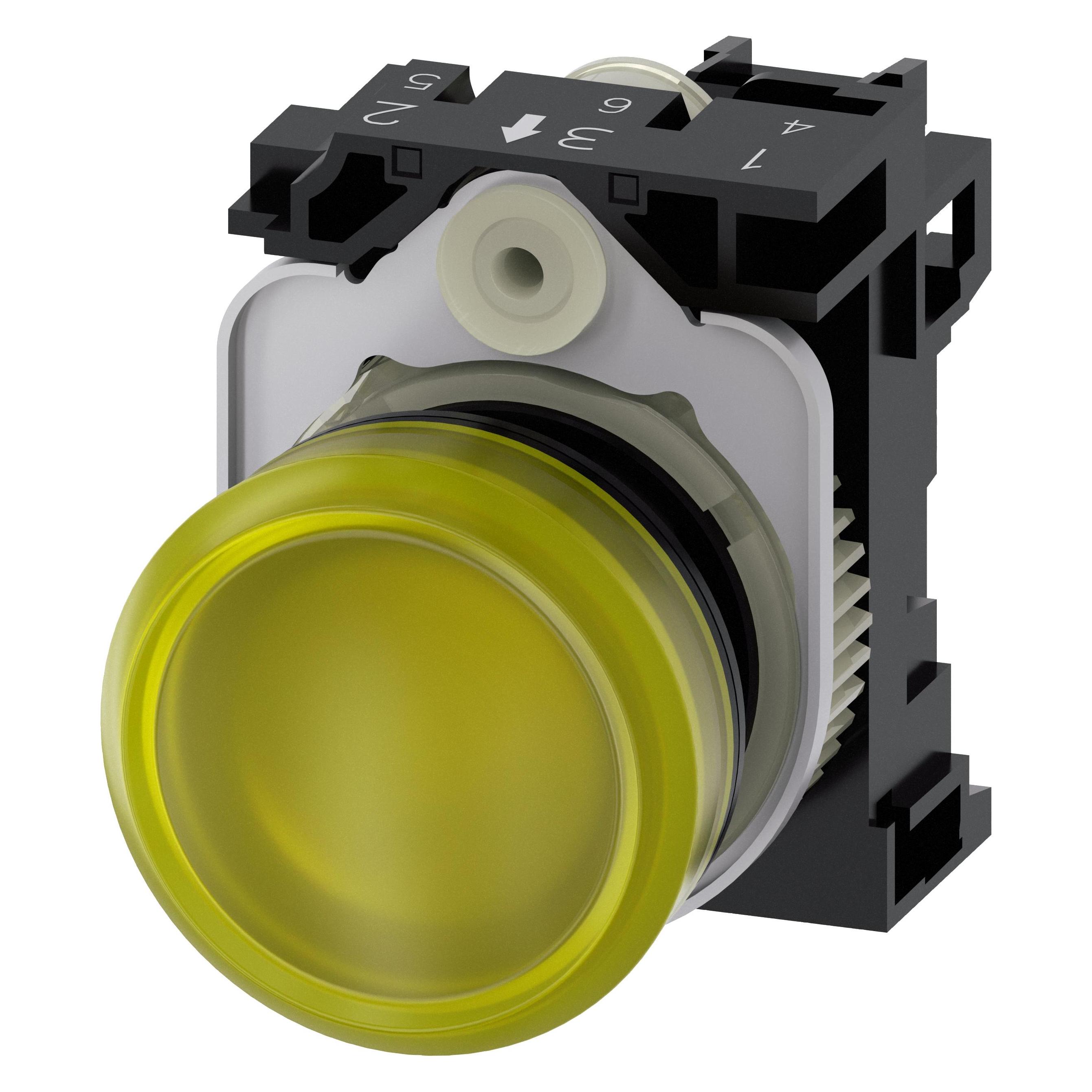 Siemens Indicator light 22mm yellow (3SU1106-6AA30-1AA0)