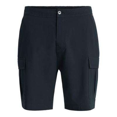Bermudas QUIKSILVER "Half 19", Herren, Gr. 30S, Normalgrößen, schwarz, Obermaterial: 92% Polyester, 8% Elasthan., Hosen Bermudas