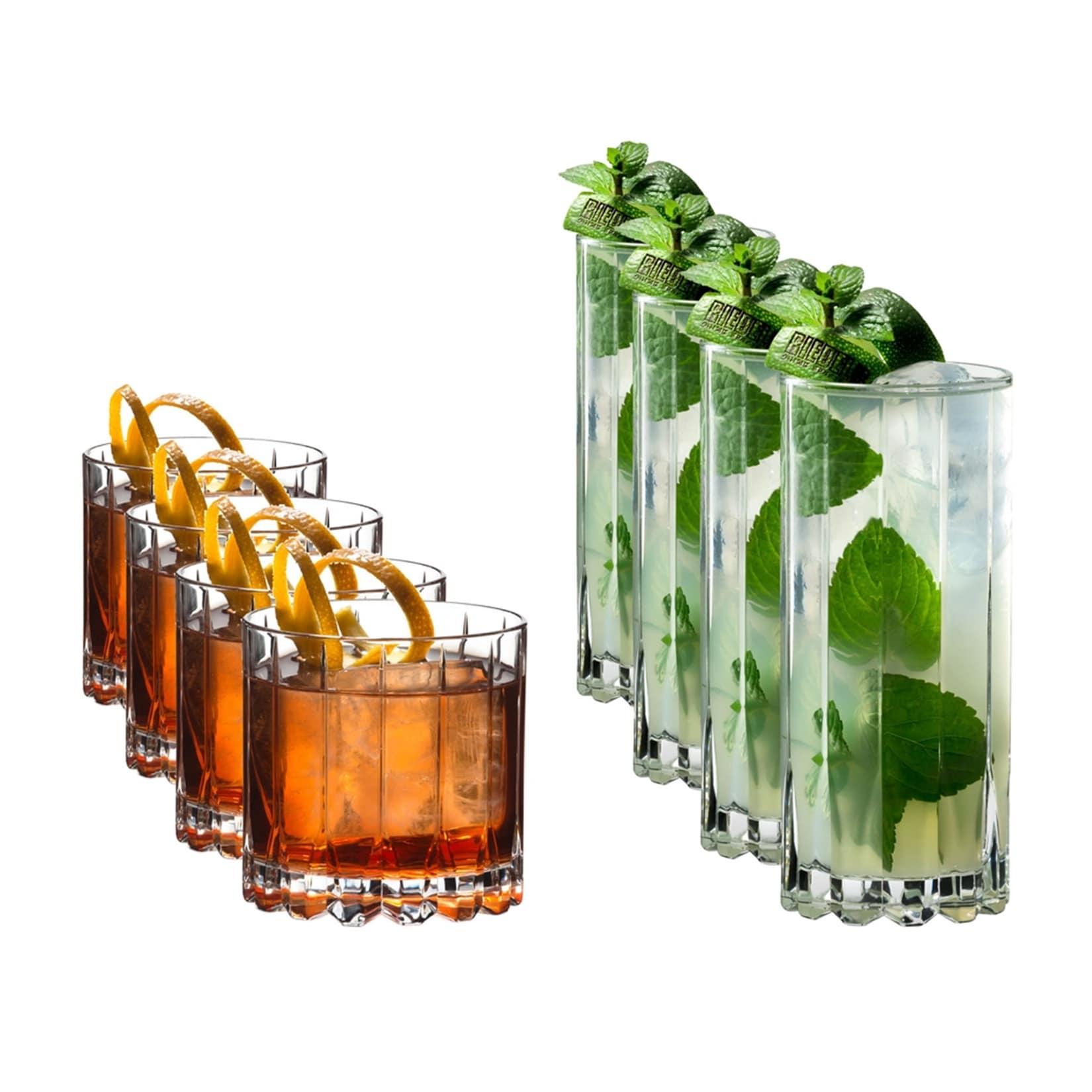 RIEDEL DSG ROCKS&HIGHBALL SET 8tlg