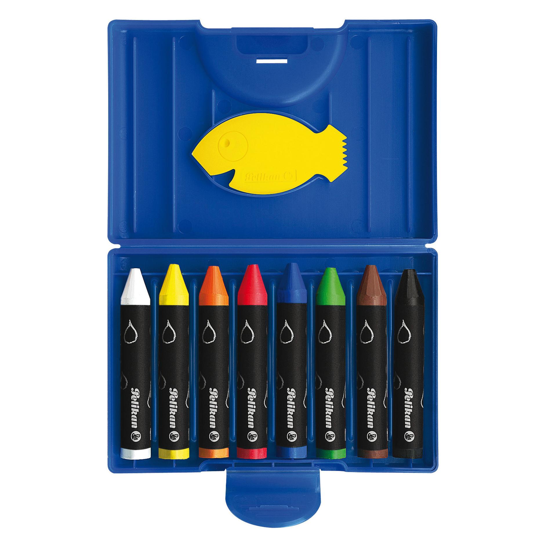 Pelikan Wachsmaler - Kunststoffetui (8x) (666/8WL)