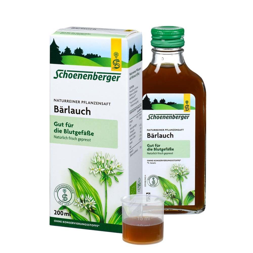 Baerlauchsaft Schoenenberg Bio 200 ml Saft