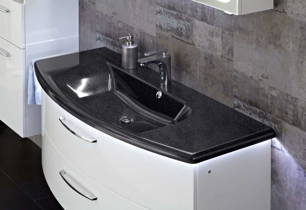 Pelipal Serie 7005 Mineralmarmor-Waschtisch MMWTR65-845-SM, B:845, H:30, T:516mm MMWTR65-845-SM