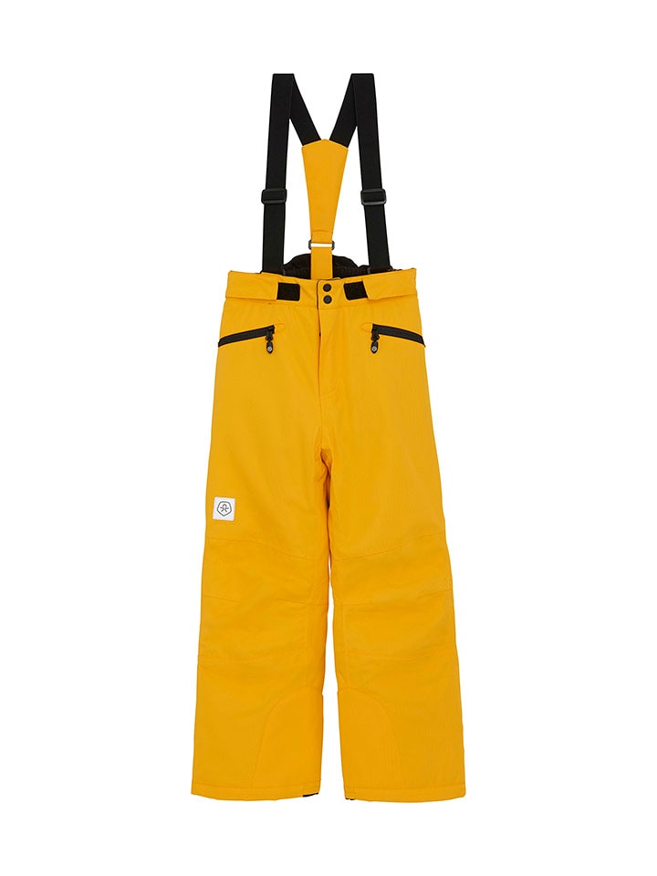 Color Kids Ski-/ Snowboardhose in Gelb - 104