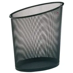 ALBA Papierkorb Metal Mesh Schwarz