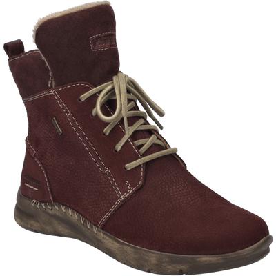 Stiefel JOSEF SEIBEL "Conny 53, plum", Damen, Gr. 38, lila (plum), Obermaterial: 100% Rindsleder Leather cow., Schuhe Stiefel