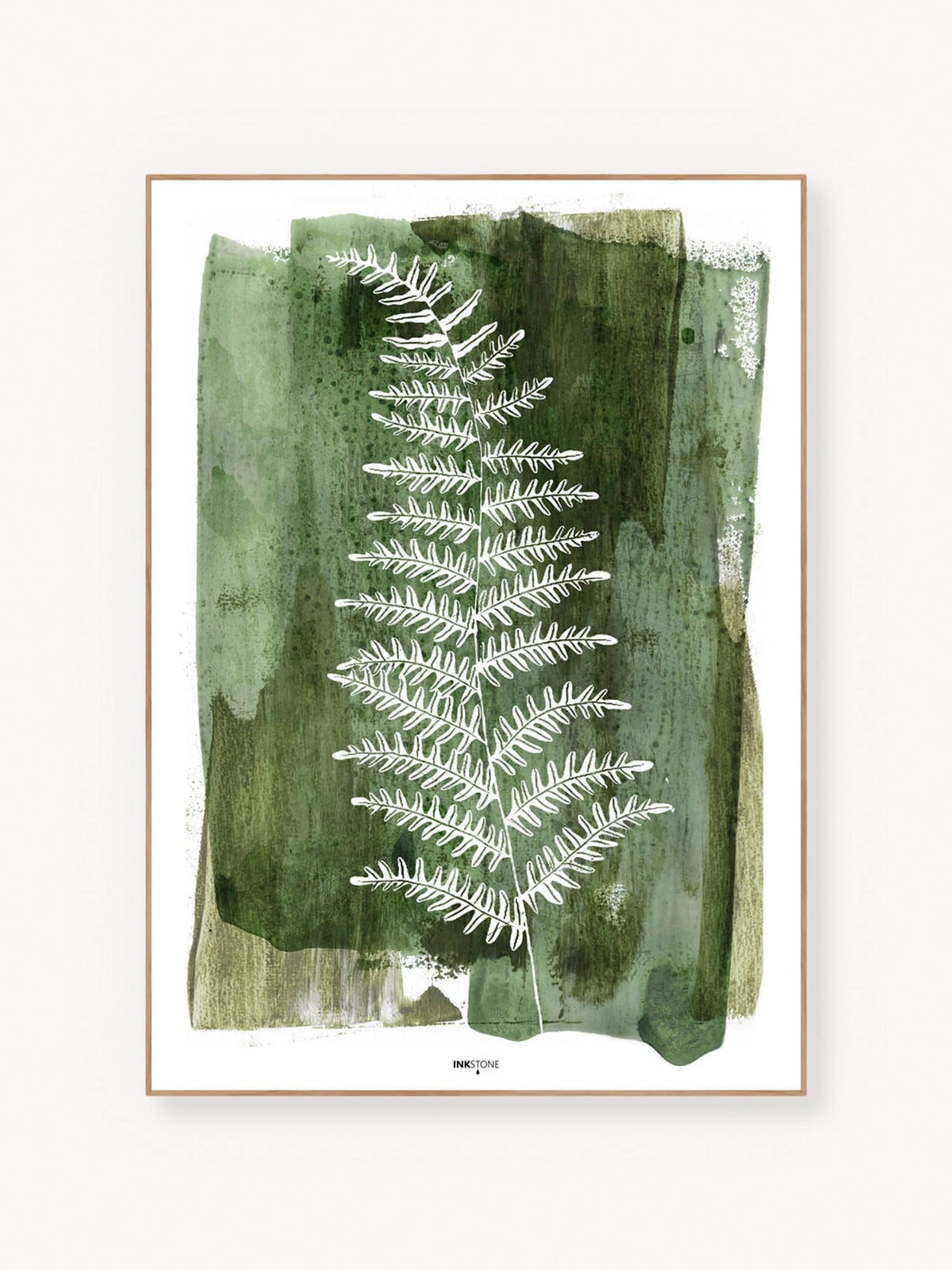 Malerifabrikken Ingelijste digitale print White Fern