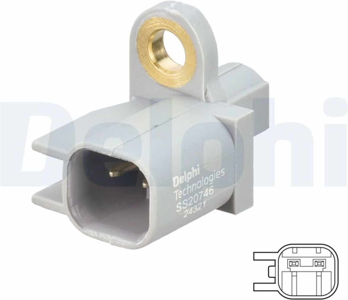 Sensor, Raddrehzahl DELPHI SS20746