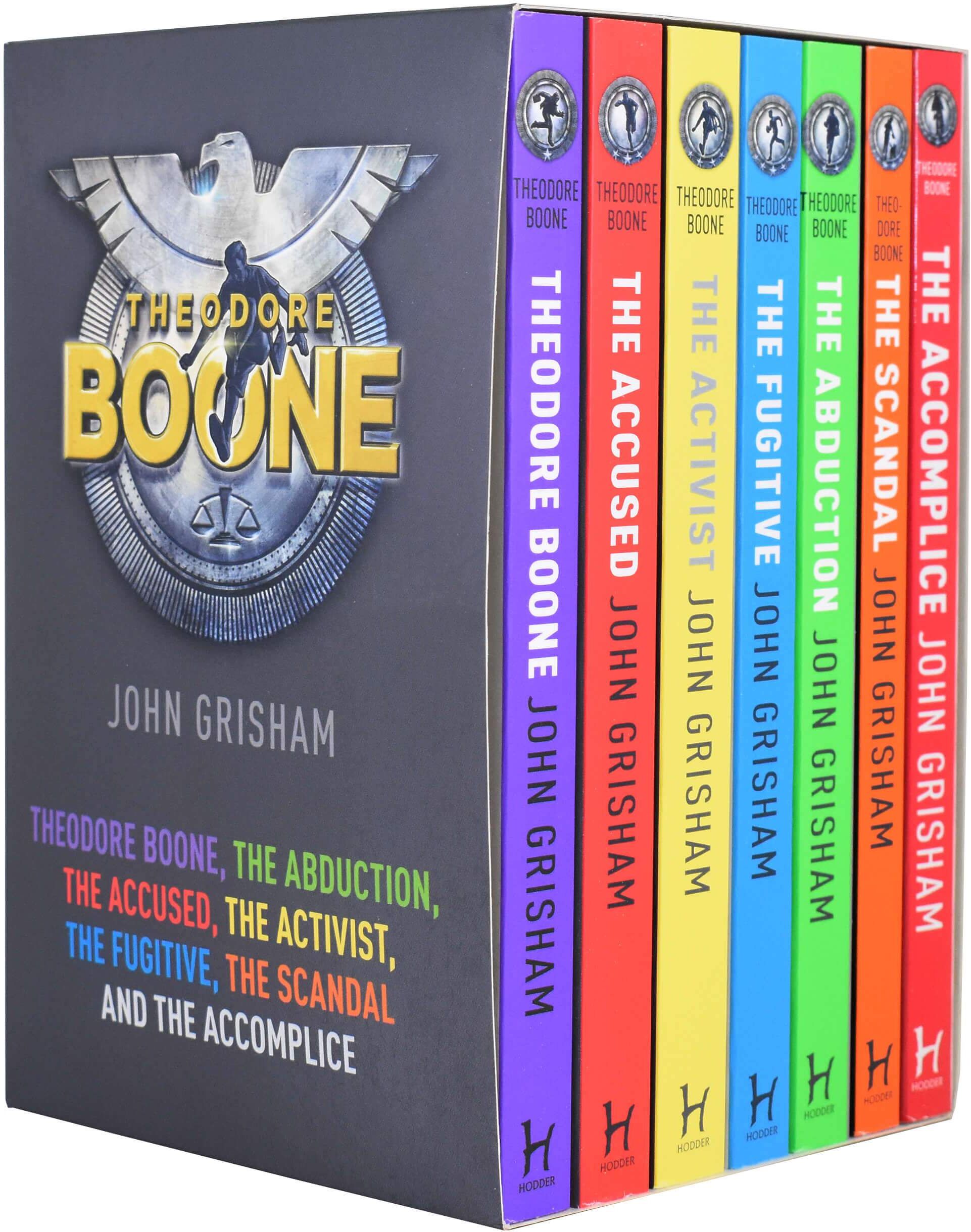 Theodore Boone Series by John Grisham Books 1-7 Collection Box Set - Ages 9-14 - Paperback Hodder & Stoughton