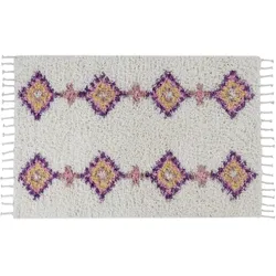 Scandic Living, Kinderteppich, Teppich, Ethno, 100x160 cm, handgeknüpfte Schurwolle (160 x 100 cm)