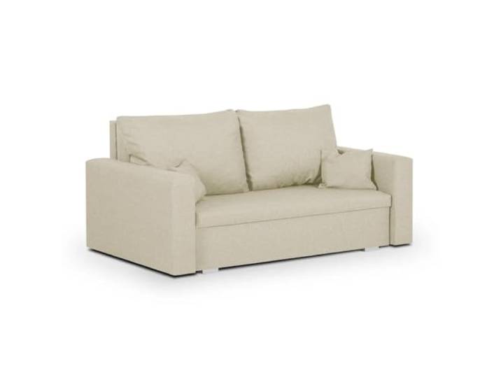 SENTO TRADE Schlaffsofa 2-Sitzer, Mondo (Creme)