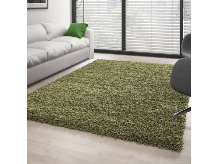 Tapis Shaggy - Ayyildiz - 240x340 cm - Vert - 30 mm - Intérieur