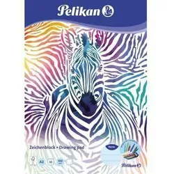 Pelikan Zeichenblock C2/10 137604 DIN A2 chlorfrei 10Blatt weiß