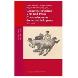 Die Poesie als Grenzgängerin zwischen Vers und Prosa (1700-1900), Fachbücher von Niklas Bender, Hugues Marchal, Georges Marchal Felten, Georges Felten