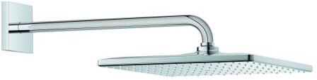 Grohe Rainshower Kopfbrauseset 26564000 chrom, Brausearm 42,2 cm, mit Durchflussbegrenzer