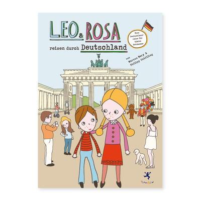 Leo und Rosa reisen durch Deutschland, Gebundene Ausgabe von Marcus Mery,Philipp Schilling, Trampolin Verlag ein Imprint von Ausbildungspark Verlag –