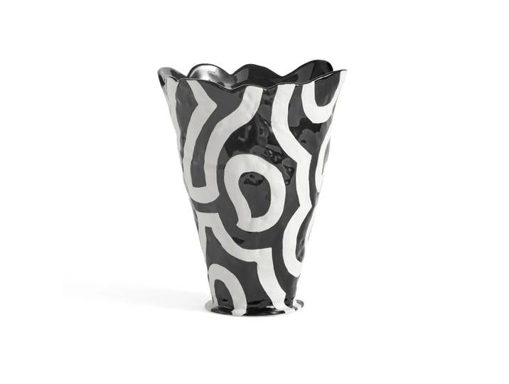 HAY Vase Jessica Hans Shadow 25 cm Noir-blanc