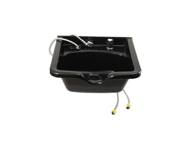 Mobiles Friseurwaschbecken Hause Frisör Salon Haar Waschbecken Shampoo Bowl Ergonomischen Design Haar Waschbecken mit Zubehör Satz, Für Friseure Friseursalons, Friseurgeschäfte, Schönheitssalons, Hause