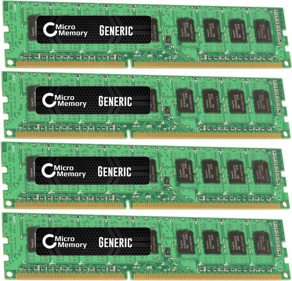 CoreParts DDR3 DIMM Werkgeheugen Set - 32 GB (4 x 8 GB)