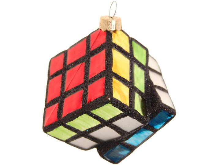 Christbaumschmuck KREBS GLAS LAUSCHA Glasornament Zauberwürfel, Ø ca. 9 cm , bunt, Glas, Weihnachtsbaumschmuck, Christbaumschmuck, Weihnachtsdeko, Weihnachtsbaumkugel, Christbaumkugeln aus Glas