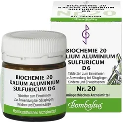 BIOCHEMIE 20 Kalium aluminium sulfuricum D 6 Tabl. 80 St