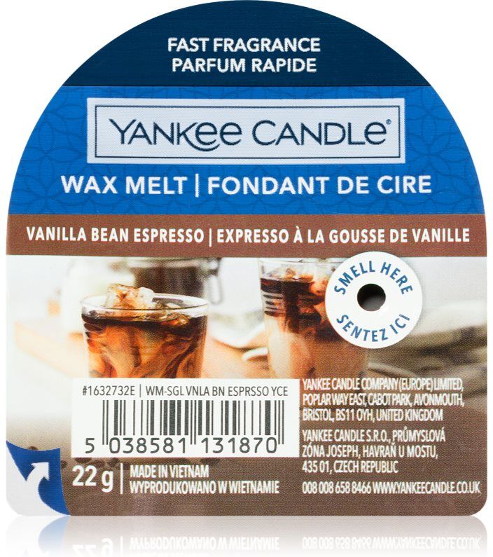 Yankee Candle Vanilla Bean Espresso wax melt 22 g
