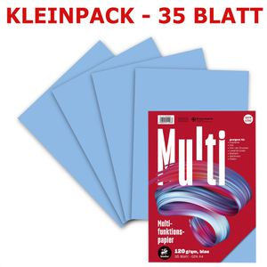 Staufen Kopierpapier Style Multifunktionspapier A4, 120g/qm, blau, 35 Blatt