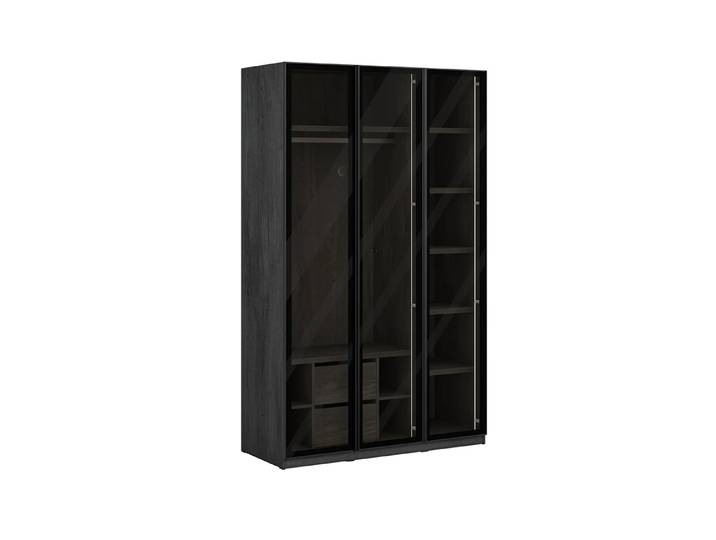 Möbel-Zeit Kleiderschrank DARK METAL, 3-trg.